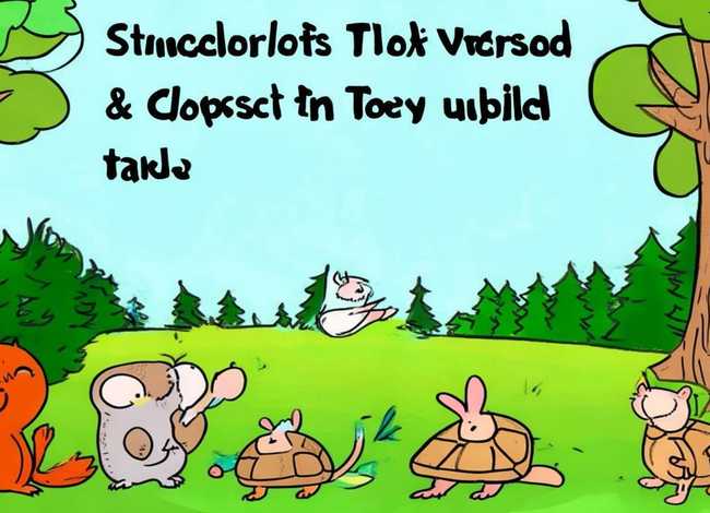 寓言故事儿童画创编，寓言故事简笔画创编