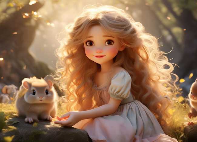 善良的公主儿童故事、善良美丽漂亮小公主的故事