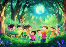 古代神话故事儿童绘画，中国古代神话故事小学生简单的绘画