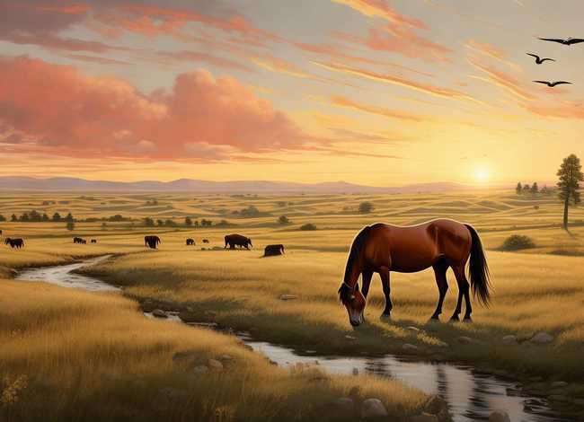 大草原的故事（大草原的故事作文）