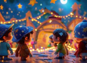 明星儿童故事；故事明星幼儿园