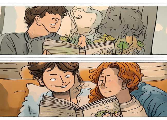 给女朋友的连环画；给女朋友的连环画怎么画