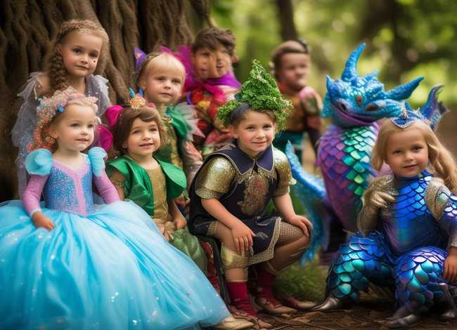 儿童童话故事表演服装，儿童话剧表演服装