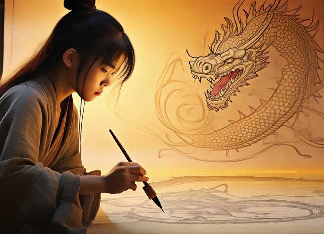 画龙点睛的故事英语 - 画龙点睛的故事英语版