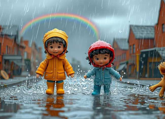 雨天的故事漫画儿童版（雨天的故事 漫画）