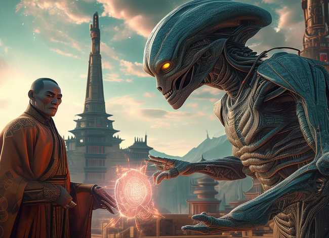 外星人的故事、秦始皇遇到外星人的故事