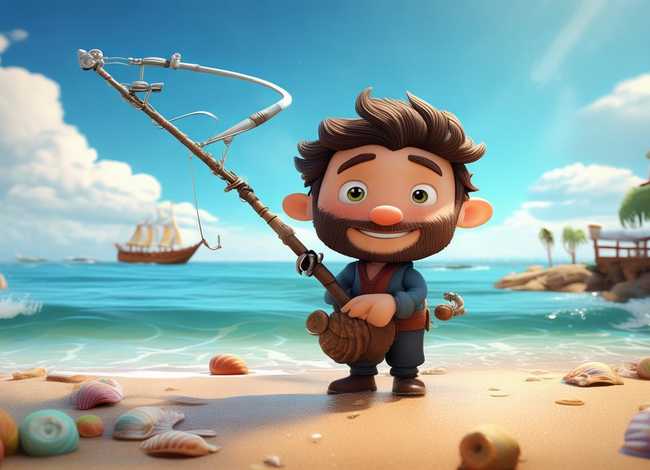 渔夫的故事儿童 - 渔夫的故事动画片 渔夫的故事儿童 - 渔夫的故事动画片