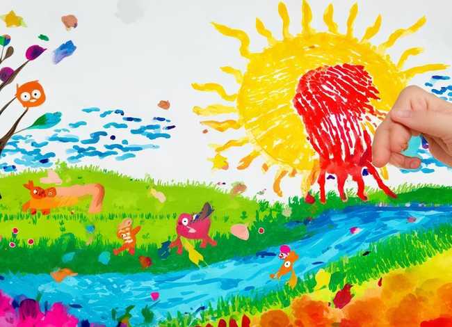 拇指画儿童创意画及故事（拇指画编故事）