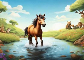 讲故事小马过河故事视频，讲故事《小马过河》视频