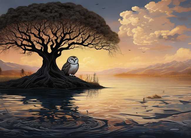 插画哲理；富有哲理的插画