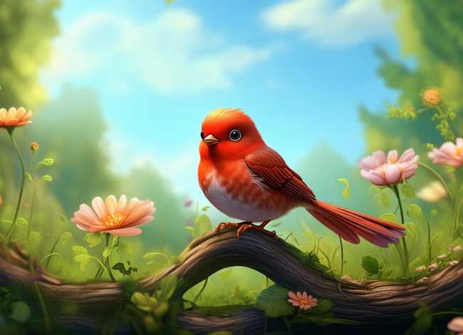 儿童故事可爱的一只小小鸟，一只小鸟的故事作文