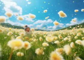 蒲公英儿童画 - 蒲公英儿童画范画