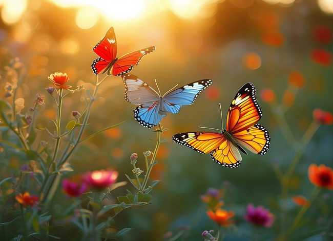 三只蝴蝶故事简单；三只蝴蝶故事简单易懂