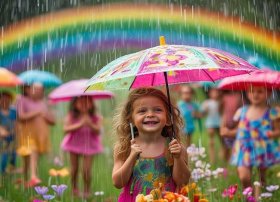 可爱的雨伞幼儿故事 - 可爱的雨伞幼儿故事视频