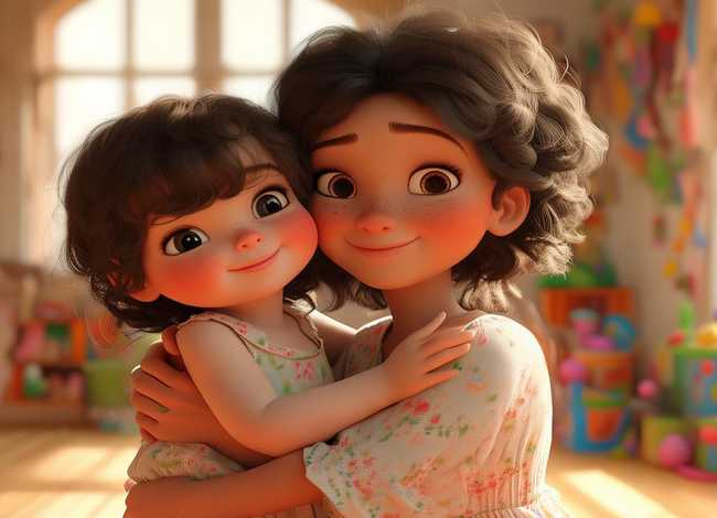 幼儿爱妈妈绘本故事完整版 幼儿爱妈妈绘本故事完整版图片