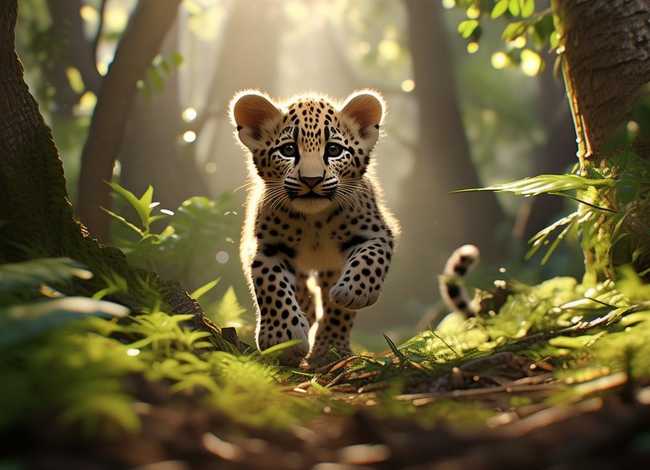 幼儿自编小故事 - 幼儿自编故事小豹子找哥哥的实况观察记录