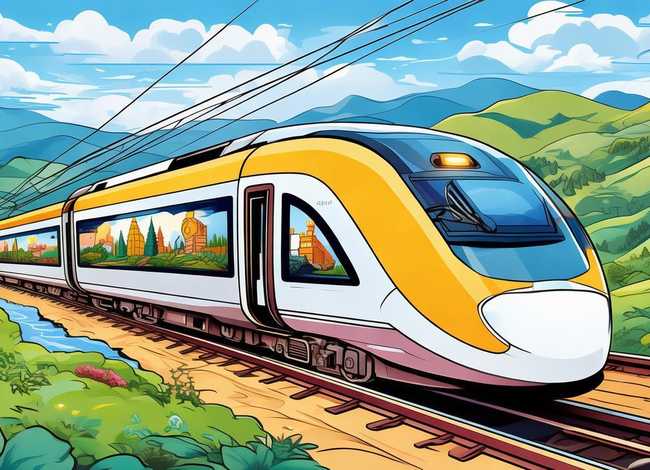 高铁的绘本故事，高铁的绘本故事怎么画