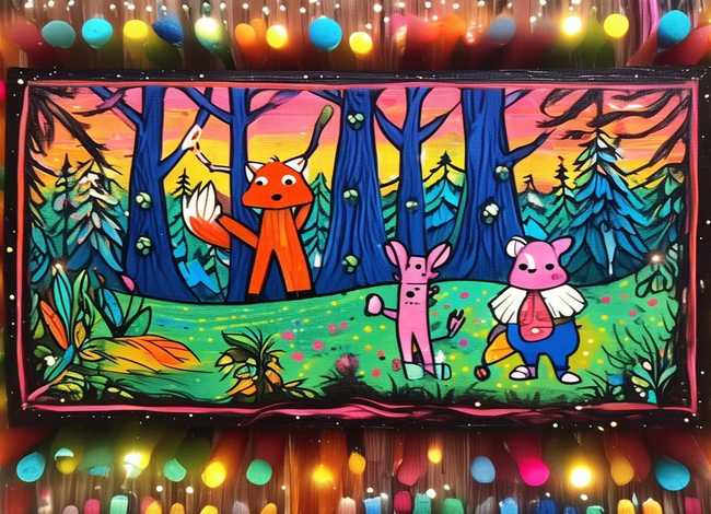 美国儿童民间故事、美国民间故事手抄报