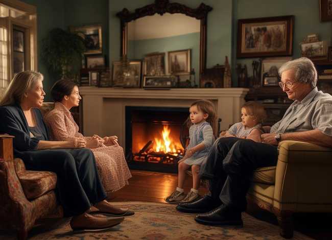 家庭故事绘画（家庭故事绘画初中版）