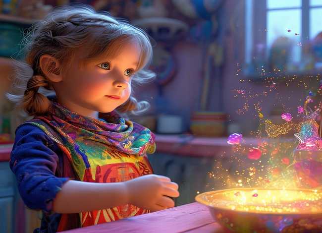 魔法围裙儿童故事 魔法围巾