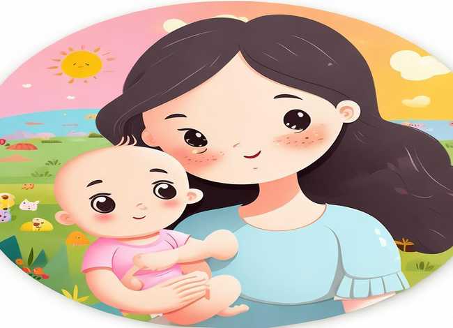 妈妈宝宝儿童画（妈妈宝贝儿童画）