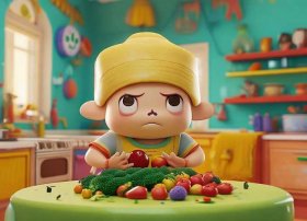 挑食的豆豆儿童故事 - 幼儿故事挑食的豆豆故事