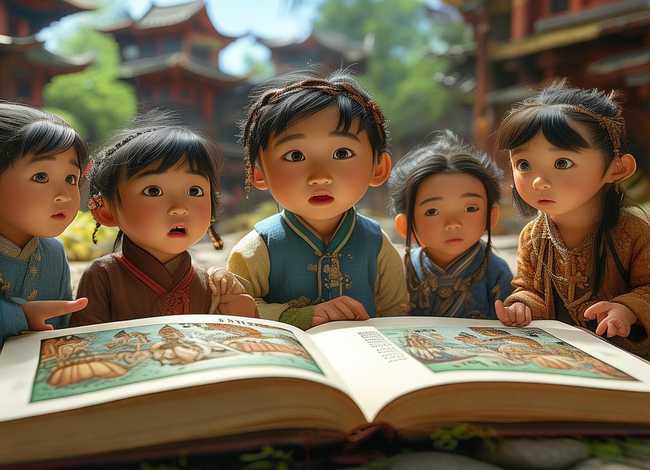 三字经曹操的故事儿童；三字经中曹操的四个儿子