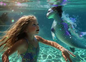 播放儿童故事美人鱼的故事；少儿故事美人鱼