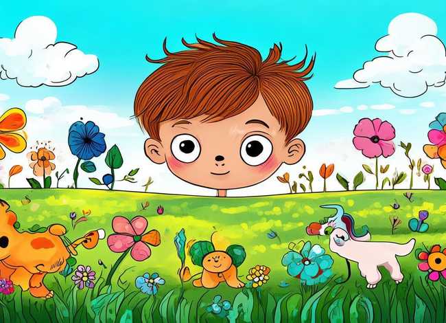 手绘幼儿故事插图，手绘幼儿故事插图简单