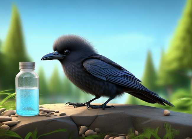 儿童故事乌鸦喝水的故事、乌鸦喝水 的故事幼儿