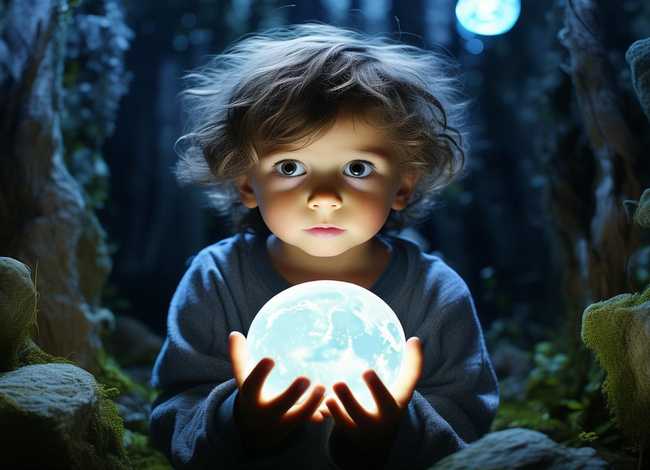 夜明珠儿童故事插画 - 夜明珠寓言故事