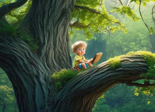 简短的儿童故事图片（年的故事简短儿童版）