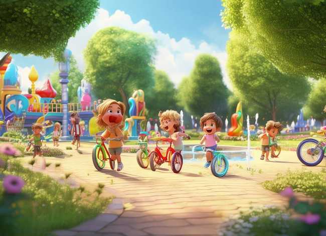 关于儿童的公园 - 关于儿童公园的赞美词