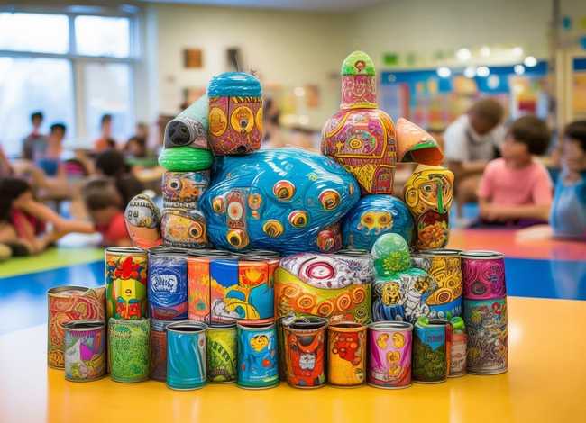 易拉罐幼儿园手工、易拉罐手工简易好看幼儿园 易拉罐幼儿园手工、易拉罐手工简易好看幼儿园