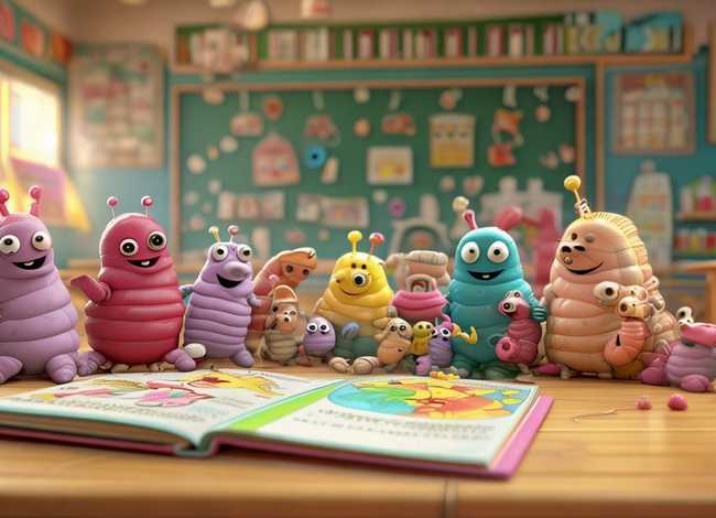 蚯蚓上小学绘本故事（绘本 蚯蚓上小学）