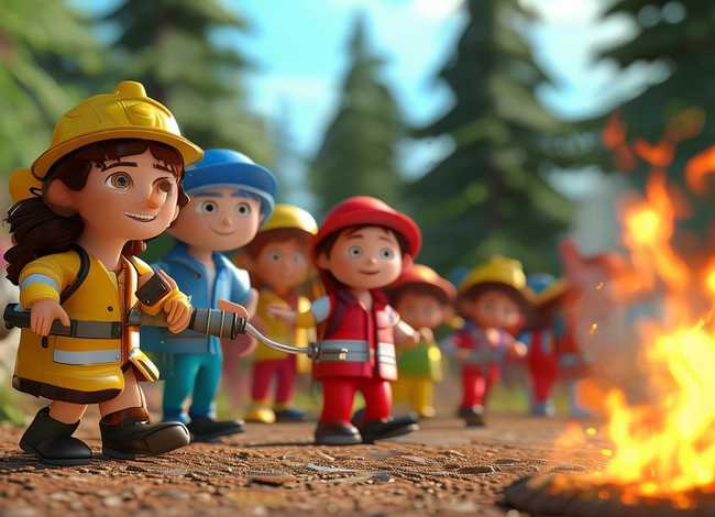 灭火视频3-6岁儿童动画故事（灭火视频动画片）