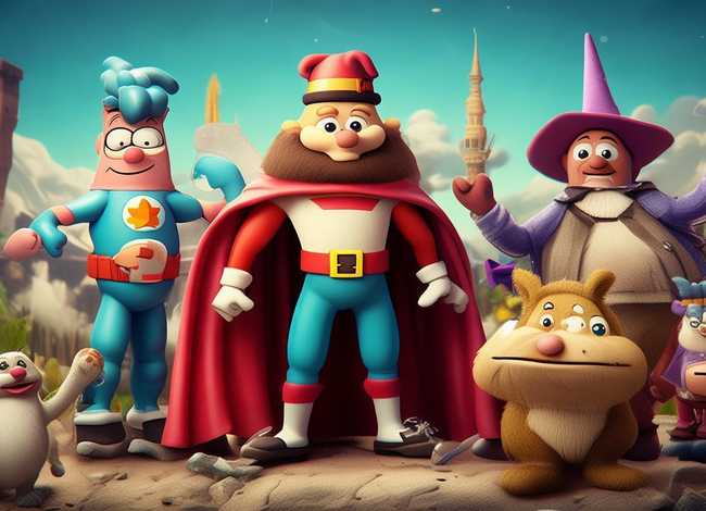 童年回忆动画片 童年回忆动画片角色合照