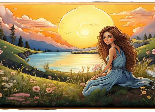 美丽的故事的图片；美丽的故事的图片简笔画