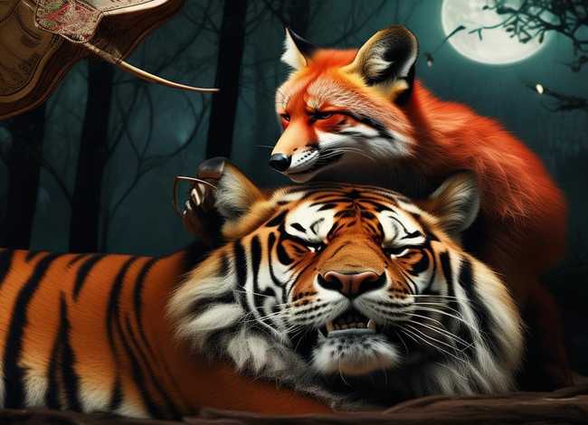 狐假虎威的视频故事视频、狐假虎威的故事视频表演节目