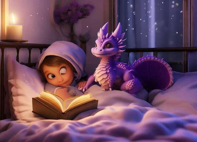 儿童睡前小故事紫色 睡前故事小朋友短