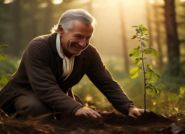 名人植树故事（关于名人植树的故事300字）