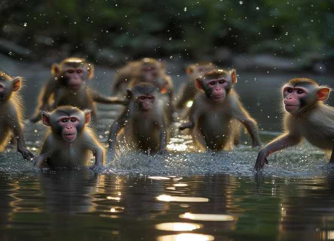 儿童故事猴子捞月大体概括 - 猴子捞月故事概括20字