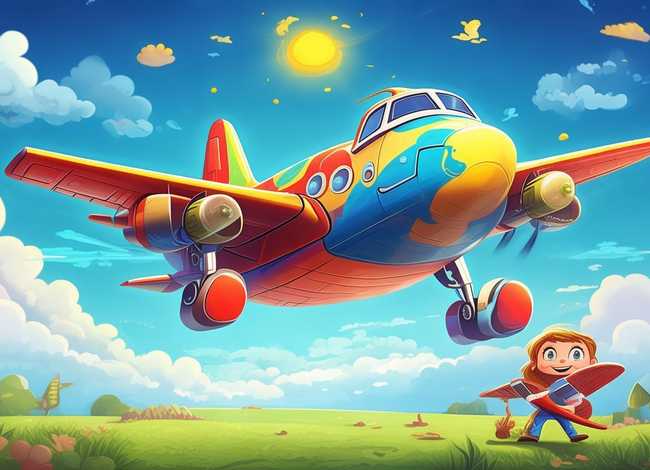 飞机的故事儿童版，幼儿飞机的故事