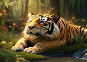 播放故事动物、播放故事动物老虎没有牙