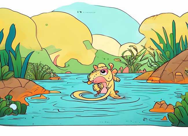 儿童故事小蝌蚪找妈妈简笔画绘本完整可以打印、小蝌蚪找妈妈故事绘本完整图片 简笔画