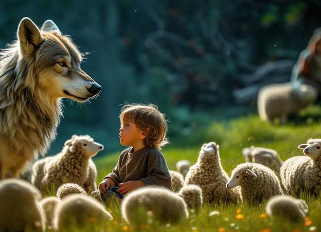 儿童睡前故事中文童话；儿童睡前故事中文童话狼和羊