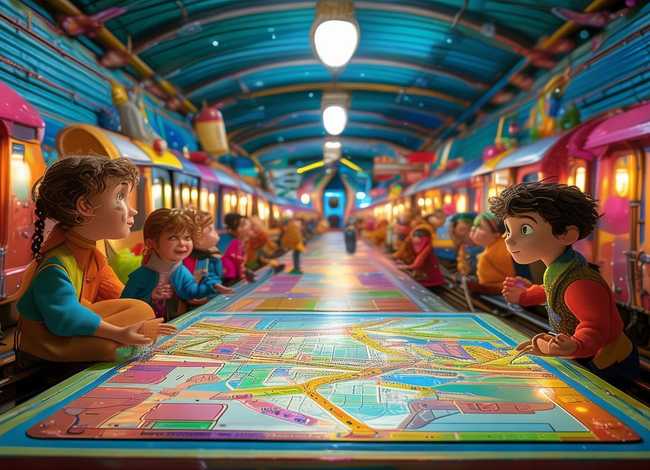 地铁故事儿童动画 儿童动画片地铁