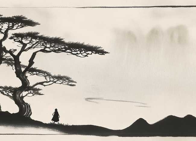 水墨画故事图片大全 水墨画故事图片大全简单