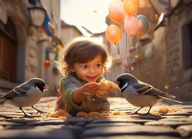 麻雀和小孩的故事、麻雀和小孩的故事内容