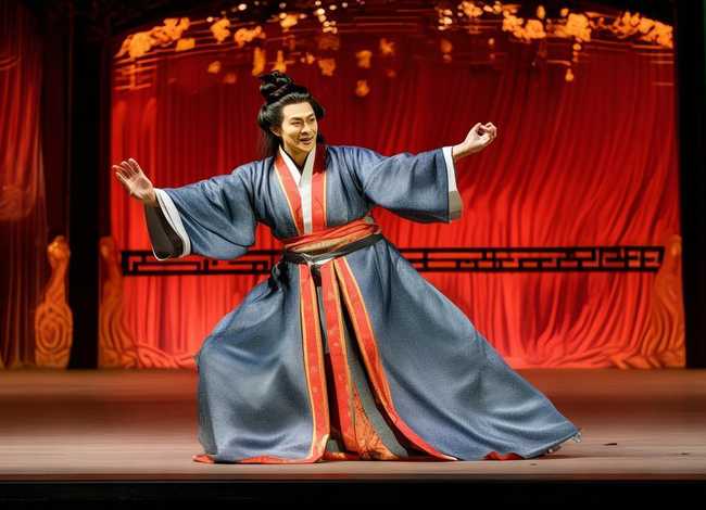 带动作的讲故事，带动作讲故事百里负朱的表演